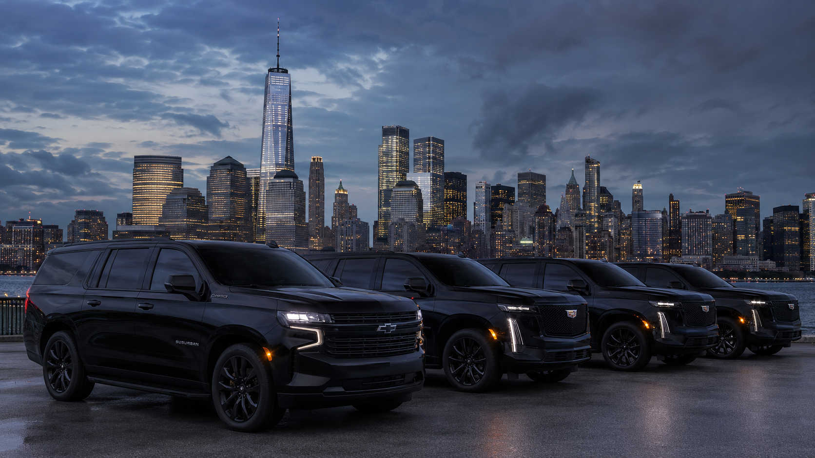 Luxury black car service in New York City